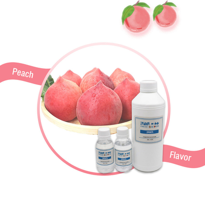 125ml/Bottle Peach Fruit Vape Juice Flavors Colorless Liquid
