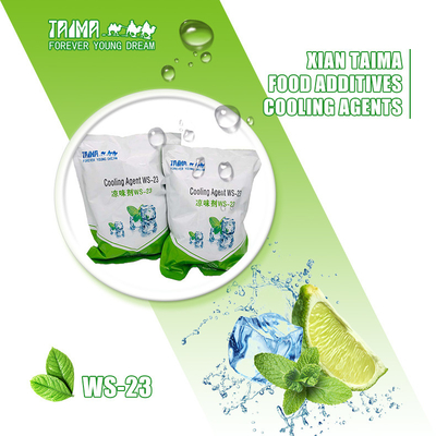 Conservare in luogo fresco e asciutto. Agente rinfrescante in polvere con formula molecolare C18H27NO2