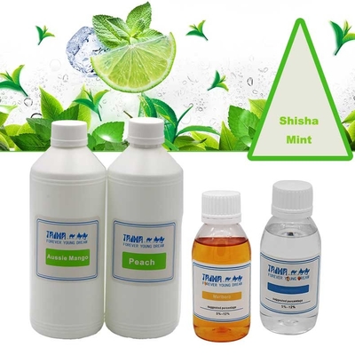 Liquido aromatizzante per narghilè al gusto menta ad alta concentrazione in confezione standard da 1 litro