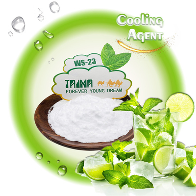 Odore delicato di mentolo, Glicole propilenico, Oli vegetali, Solubilità, Agente rinfrescante WS-23