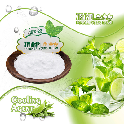 Odore delicato di mentolo, Glicole propilenico, Oli vegetali, Solubilità, Agente rinfrescante WS-23