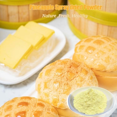 Polvere di ananas essiccata Spray asciugatura polvere rosa per pane e bevande
