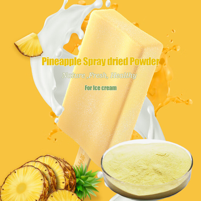 Polvere di ananas essiccata Spray asciugatura polvere rosa per pane e bevande