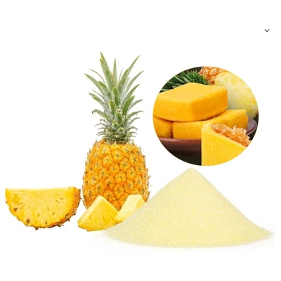 Polvere di ananas essiccata Spray asciugatura polvere rosa per pane e bevande