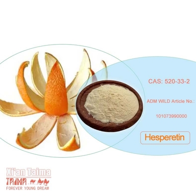 98% Hesperetinp in polvere Cas 520-33-2 Hesperetina estratta dalla buccia di arancia essiccata