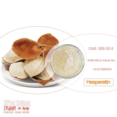 98% Hesperetinp in polvere Cas 520-33-2 Hesperetina estratta dalla buccia di arancia essiccata