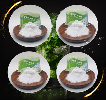 Agente rinfrescante WS-23 in polvere 99% CAS n. 51115-67-4, qualità alimentare, agente rinfrescante WS23 per alimenti, bevande e vaporizzatori