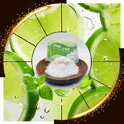 Agente rinfrescante aromatizzante WS-23 effetto rinfrescante a lunga durata in contenitori asciutti