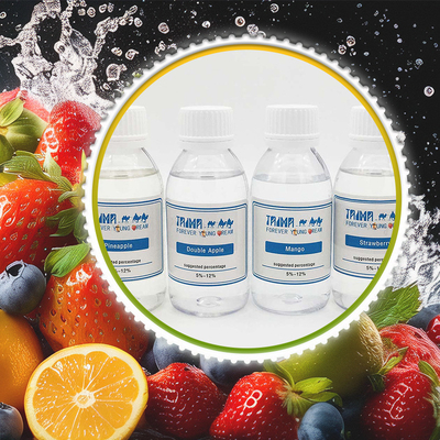 Rapporto Vg/Pg 70/30 E-liquido Sapore di frutta Liquido limpido incolore