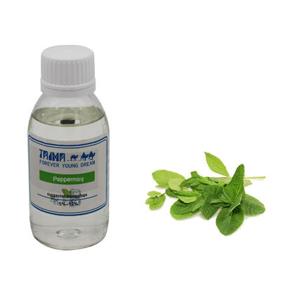 Concentrato aromatizzante alla menta piperita USP/Food Grade con odore di menta fresca per E-Liquid solubile in PG/VG