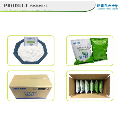 Fornitura di agente rinfrescante in polvere cristallina bianca HPLC per additivi alimentari WS-27/WS-23/WS-3/WS-5/WS-12/WS-10/WS-200