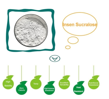 Additivo alimentare di zuccherificazione del sucralosio rispetto al saccarosio per alimenti