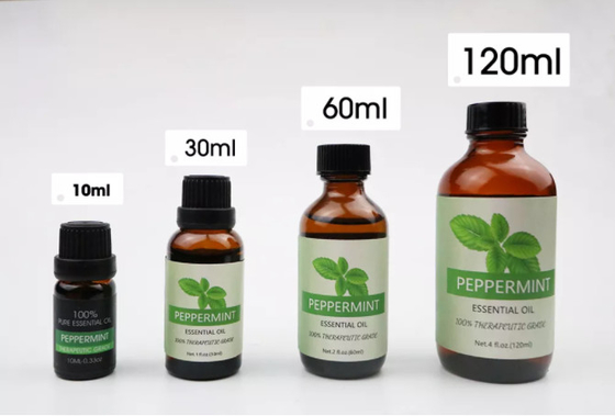 Olio essenziale di menta piperita naturale al 100% ODM per la cura della pelle