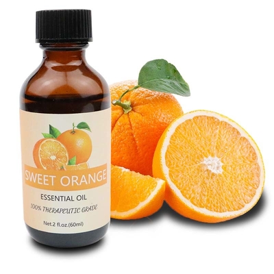 Difusore di aromaterapia per olio essenziale di arancia dolce 100% biologico puro