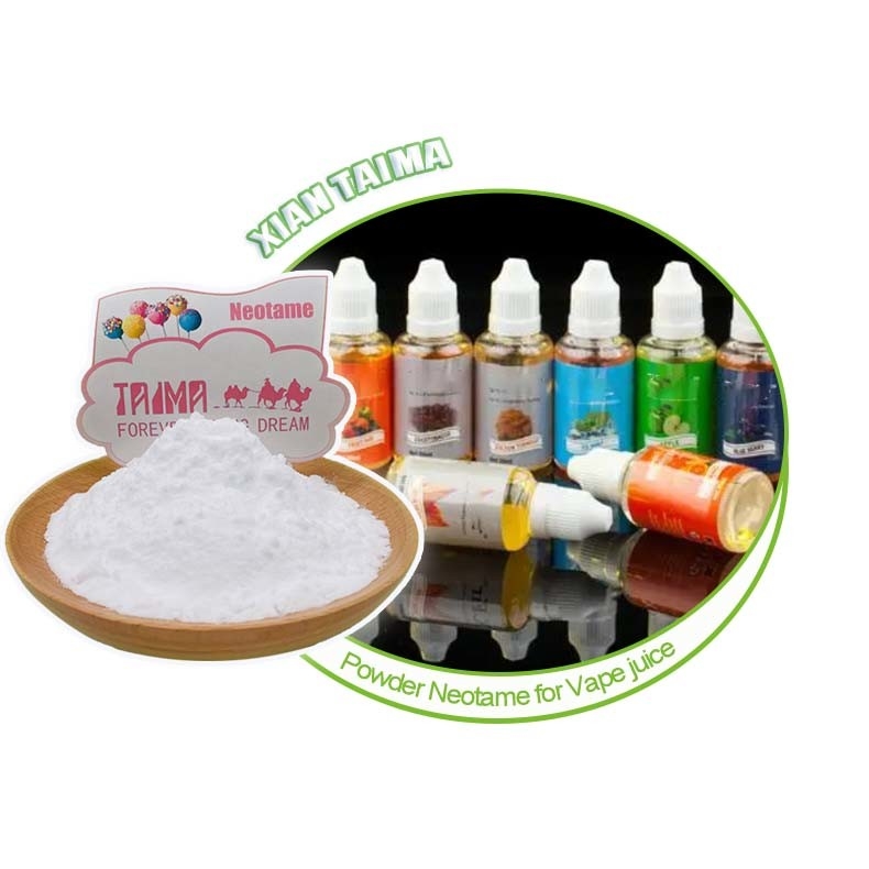 Neotame in polvere Agenti dolcificanti ad alta purezza Aromo profumo per succo di vapore liquido