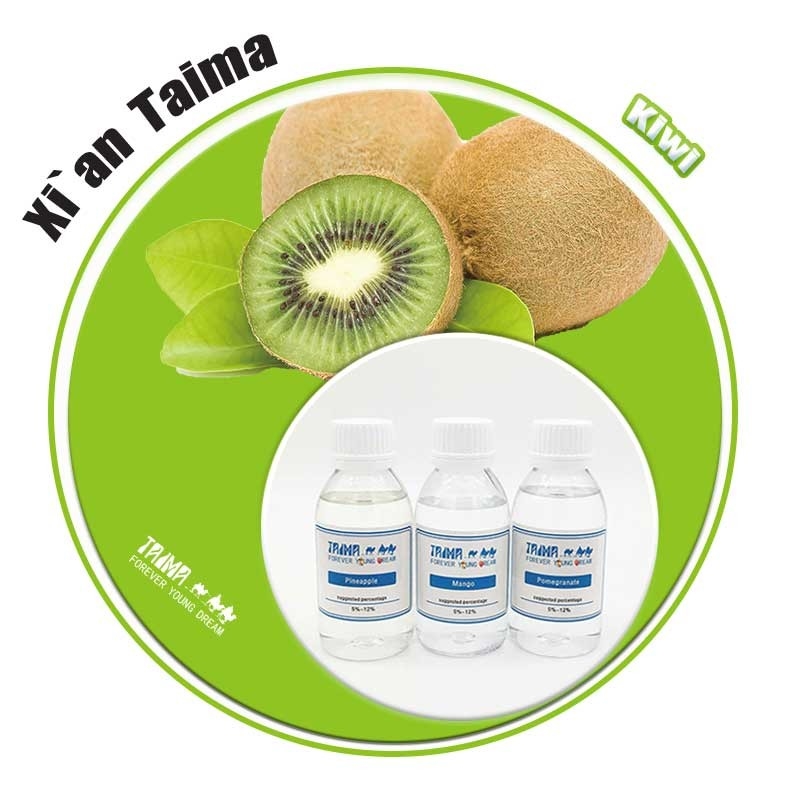 Concentrato liquido aromatizzato Kiwi Mango Arancia ad alta concentrazione, certificato ISO e a lunga conservazione per Ejuice Eliquid