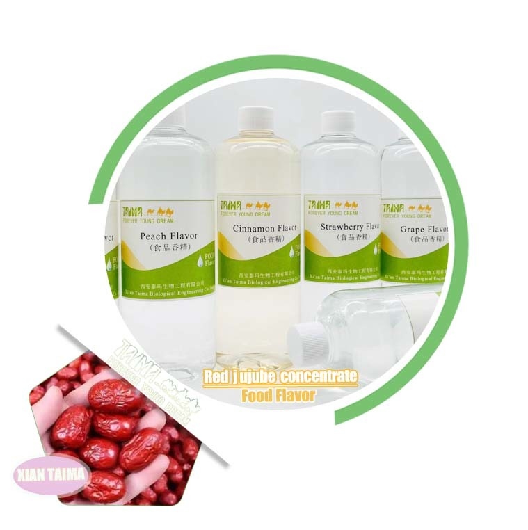Aroma e fragranza di olio essenziale di dattero rosso concentrato naturale, aroma di frutta per bevande