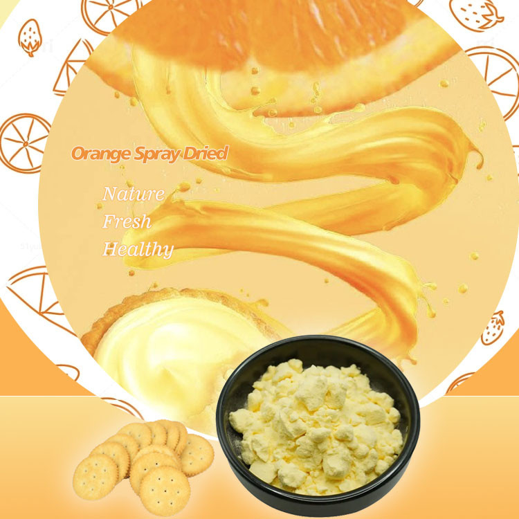 Polvere di frutta d'arancia essiccata a spruzzo