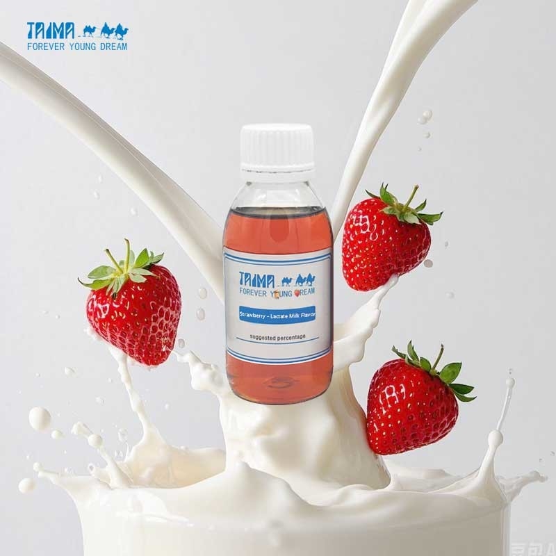 Aroma di latte al lattato di fragola ricco di sapore concentrato per bevande
