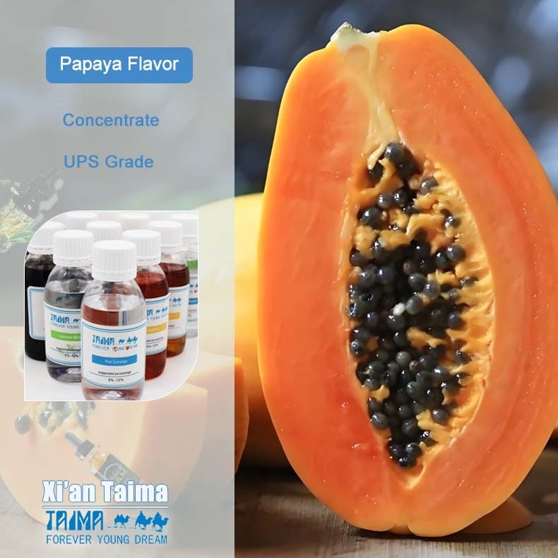 Concentrato di Aroma al Tabacco Sapore Papaya per E-Cigarette Vape E-liquid Aroma Frutta Tabacco 125ml Campioni Gratuiti