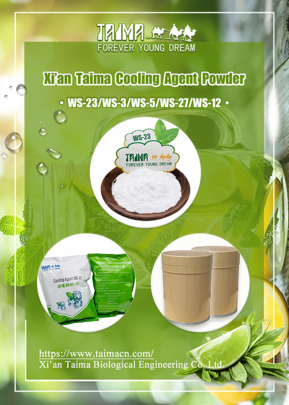 Taima Mentol / Mint / WS-23 Agente refrigerante con Cas 51115-67-4 e campioni gratuiti