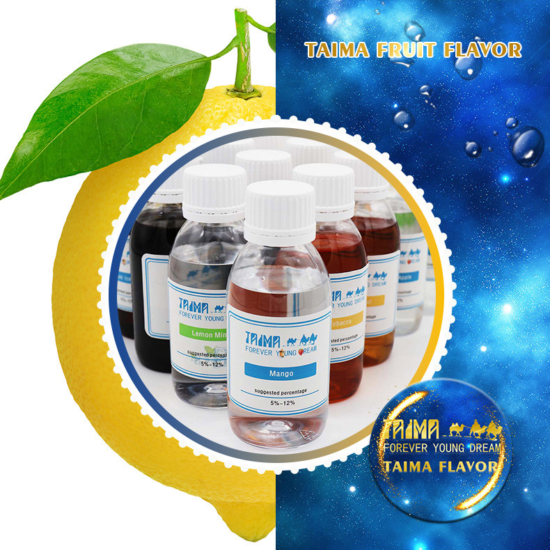Olio essenziale di Taima Puff Limone / menta / mirtilli Liquidi Sapore E Succo Sapore di frutta